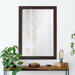 HANAH HOME Ogledalo Framed Brown