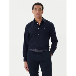 Tommy Hilfiger Srajca MW0MW40460 Mornarsko modra Slim Fit