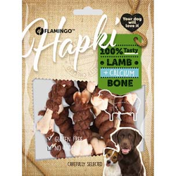 Hapki Bones kalcijeve kosti z jagnetino 150g Flamingo - Raca - Posušena koža in meso - Pet Interest