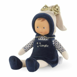 Bubica Miss Navy Blue Starry Dreams Mon Doudou Corolle s modrimi očmi 25 cm od 0 mes