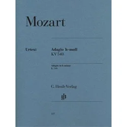 MOZART: ADAGIO H-MOLL KV 540 NOTE