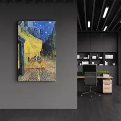 Wallity Dekorativna slika na kaljenom staklu, 35x55cm, Šarena