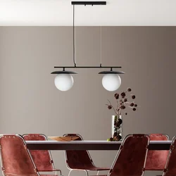 Opviq Luster Anemon-13813, 20cm, IP20, Belo-crni