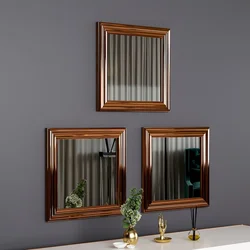 Hanah Home Set 3 ogledala Otto, Bronza