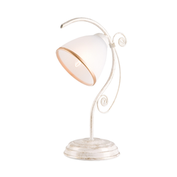 Stona lampa RETRO II 1xE27/60W/230V bela patina