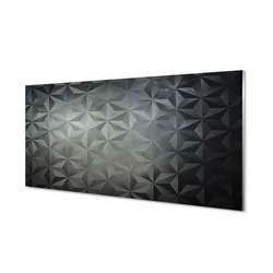 tulup.si Slika na steklu 3d stožci 100x50 cm 4 obešalnika