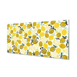 tulup.si Slika na steklu Limone 125x50 cm 2 obešalnika