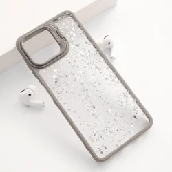 Maska za telefon Crystal Dots za Samsung A06/ A065F, Srebrne boje