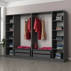 Hanah Home Garderober Kale-5044, 270x210x52 cm, Antracit