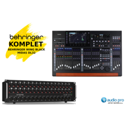 BEHRINGER WING BLACK + MIDAS DL23 KOMPLET