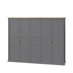 JELA PLAKAR P5/TA - kolekcija Tara - Pacifik/Graf Mat Lak/Grafit Mat Lak - 291x227x59 cm