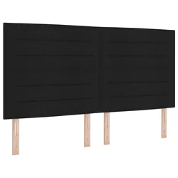 Uzglavlje Crna 180 cm tkanina