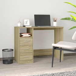 Radni stol boja sonome hrasta 102x50x76 cm konstruirano drvo