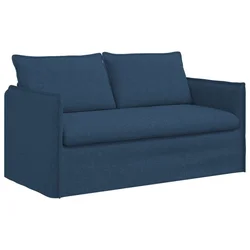 Vidaxl Kavč Modra 156 x 82 x 85 cm blago