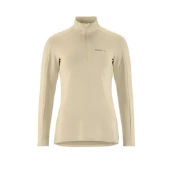 Craft CORE GAIN MIDLAYER W, puli ž.poh zip, bež 1909497
