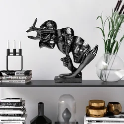 Aberto Design Dekorativna figura Yak-034-B, 36x33x10 cm
