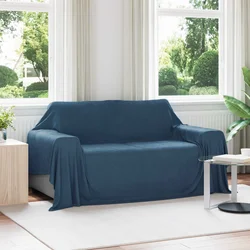 Pokrivači za bacanje 6 pcs Mornarsko plava 280 x 210 cm Runo