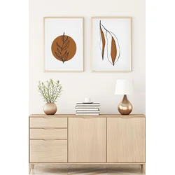 Wallity Uramljena slika Huhu109, 50x70 cm , 2 dela