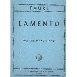 FAURE:LAMENTO CELLO AND PIANO