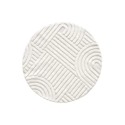 Conceptum Hypnose Tepih 691B, Okrugli, 120x120 cm, Bež