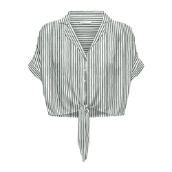 ONLY Bluza ONLPAULA siva/bela