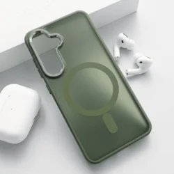 Maska za telefon Candy Shield Mag Case za Samsung S25/ S931B, Maslina
