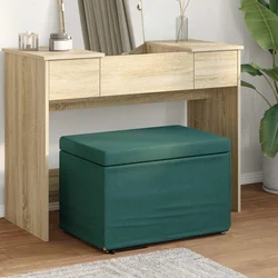 Stolica Tamnozelena 61 x 41 x 40 cm Tkanina i konstruirano drvo