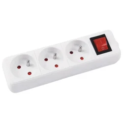 KABEL PRODUŽNI S PREKIDAČEM 3RUPA/3M OFFICE PRODUCTS 13113341-14 BIJELI