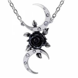 Ogrlica z obeskom ALCHEMY GOTHIC - The Black Goddess - P870