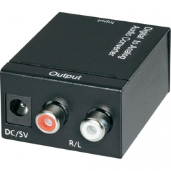 SpeaKa Professional Digitalno-analogni avdio pretvornik SpeaKa, 1 x SPDIF, 1 x koaksialni, 2 x cinch