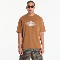 Majice Jordan Flight Essentials Mens Pocket T-Shirt Lt British Tan/ Shadow Brown S