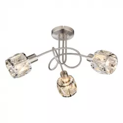 Lampa Elmark Sheen Spot 3 x E14 230 V - Satenski nikl / D38
