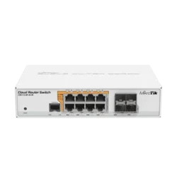 MikroTik CRS112-8P-4S-IN upravljivi PoE svič 8x Gigabit 4x SFP