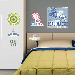 REAL MADRID NALEPKE STENSKE LOGO VINTAGE A3