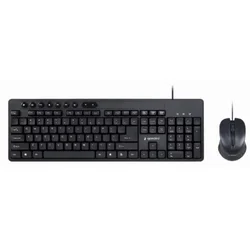 GEMBIRD Multimedia set miš + tastatura US layout KBS-UM-04 crni
