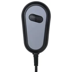 Električni masažni naslonjač žuta baršunasti