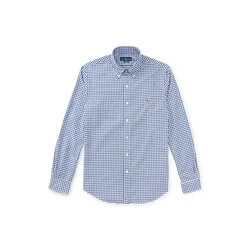 Polo Ralph Lauren Majica modra/konjak/bela