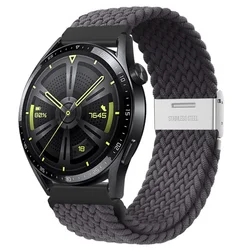BStrap Elastic Nylon 2 pašček za Samsung Galaxy Watch Active 2 40/44mm, space ash