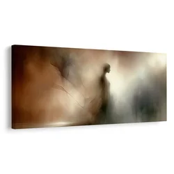 Slika sanjska ženska v rjavem - 120x60