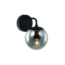 Open Design OR81411 - Zidna lampa BAO 1xE27/8W/230V crna/dimljeno-siva
