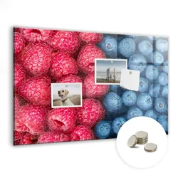 tulup.si Magnetna tabla Borovnice in maline 120x60 cm