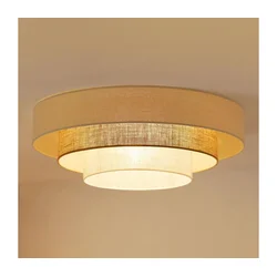 Brilagi-LED Plafonsko svetlo DENVER LUNETA LED/12W/230V, prečnik 60 cm, bež/krem