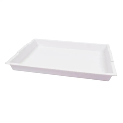 PlayBox: Plastični beli pladenj z ročaji 41x31cm