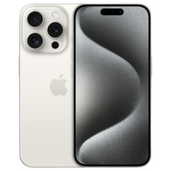 APPLE obnovljen pametni telefon iPhone 15 Pro 8GB/128GB, White Titanium