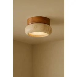 Opviq zidna lampa Worm-S, 1 × G9, hrast / bež