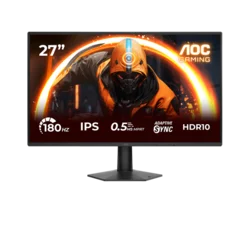 AOC Gaming 27G50F monitor - 68.6cm (27), FHD (1920 x 1080), IPS, 180Hz (OC), 4ms (GtG), Adaptive Sync, G-Sync kompetibilen, HDR10, 1x HDMI 2.0, 1x DP 1.4