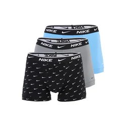 NIKE Underwear Boksarice nebeško modra/siva/črna/bela