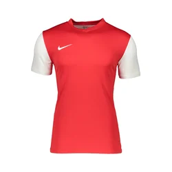 NIKE Funkcionalna majica Tiempo Premier II rdeča/bela