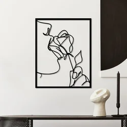 Wallity Zidna dekoracija Sweetness, 50 x 40 cm, Crna