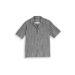 TOM TAILOR DENIM Srajca siva/svetlo siva/pegasto črna